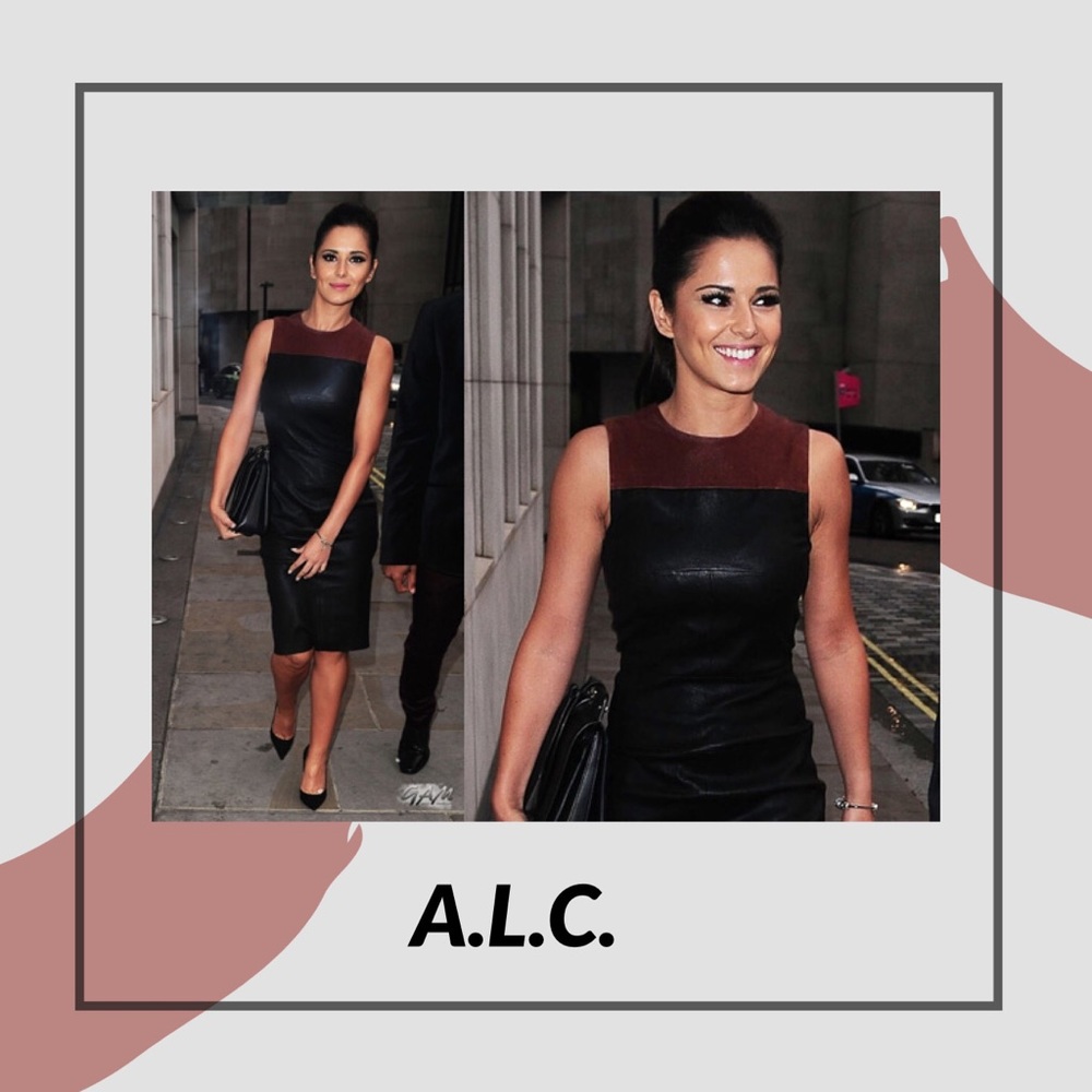 A.L.C. Mika leather dress